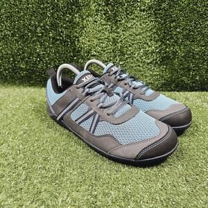 Xero Prio Blue Grey Minimalist Athletic Running Shoes Womens Size 9.5